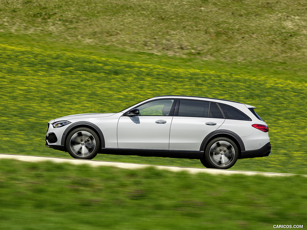 2022 Mercedes-Benz C-Class All-Terrain (Color: Opalite White Bright) - Side