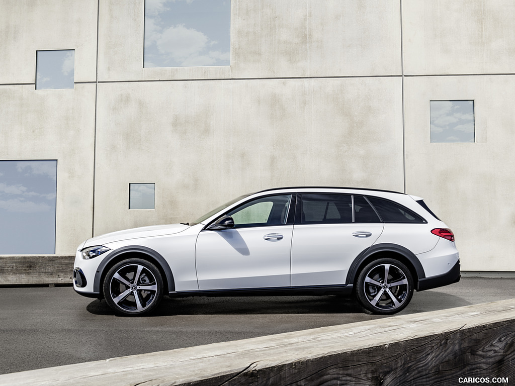 2022 Mercedes-Benz C-Class All-Terrain (Color: Opalite White Bright) - Side