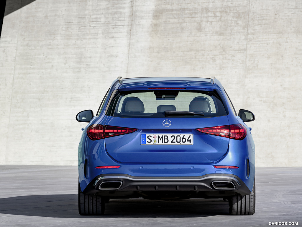 2022 Mercedes-Benz C-Class Wagon T-Model (Color: Spectral Blue) - Rear