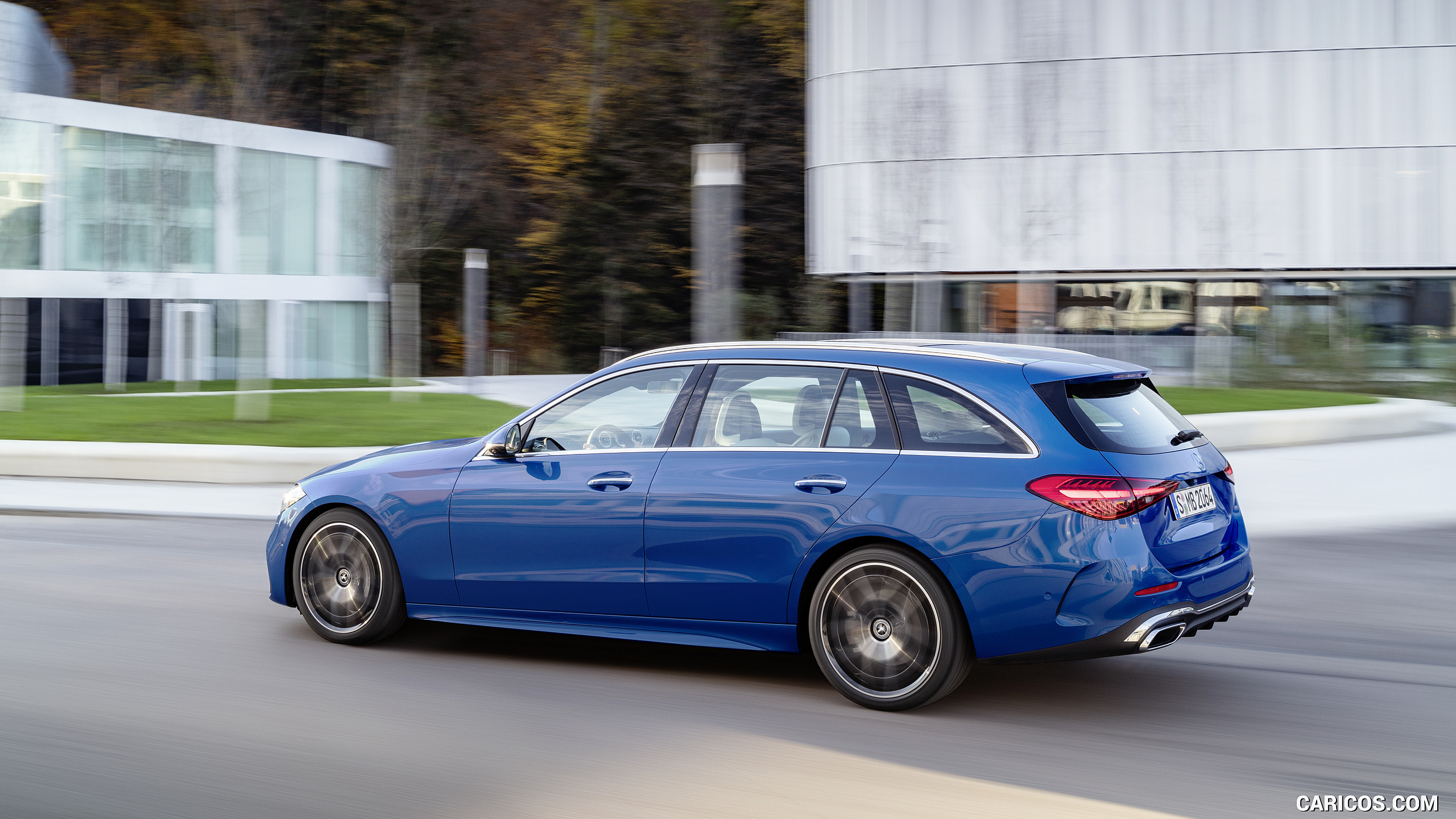 2022 Mercedes-Benz C-Class Wagon T-Model (Color: Spectral Blue) - Rear ...