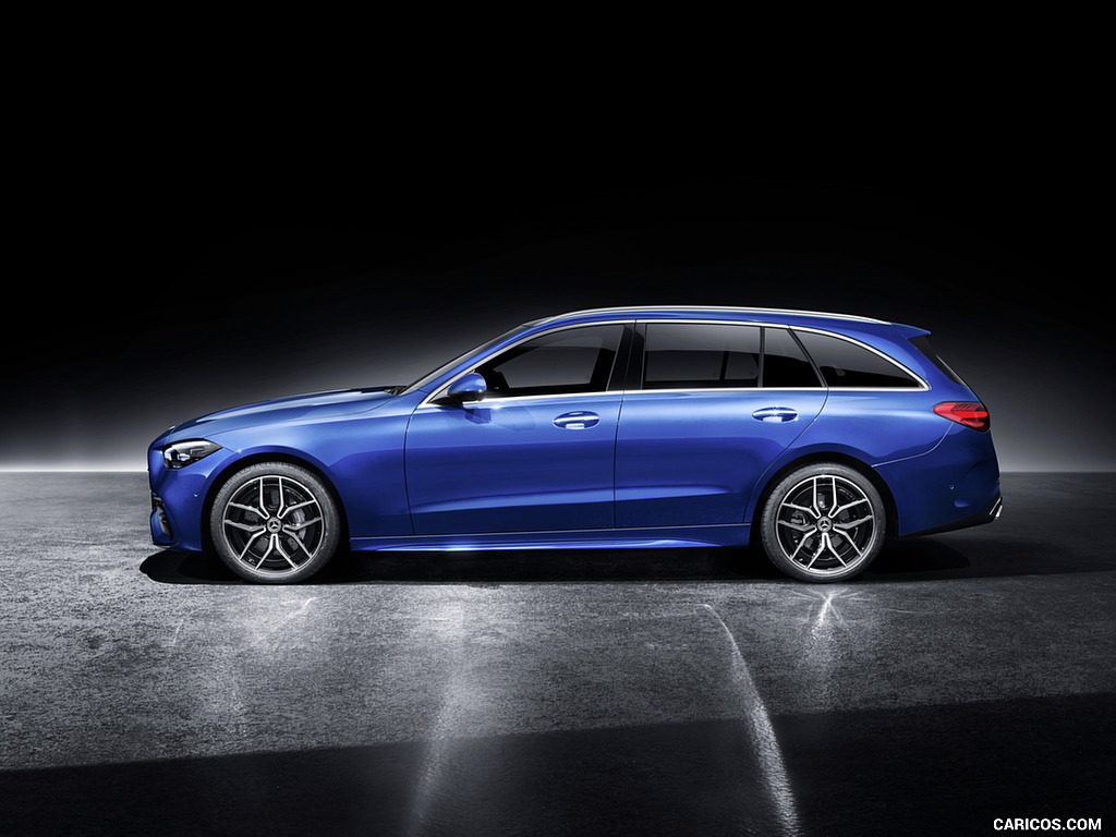 2022 Mercedes-Benz C-Class Wagon T-Model (Color: Spectral Blue) - Side