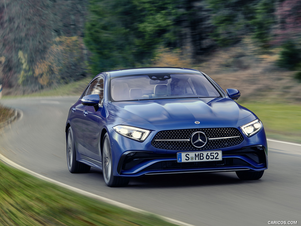 2022 Mercedes-Benz CLS AMG Line (Color: Spectral Blue Metallic) - Front