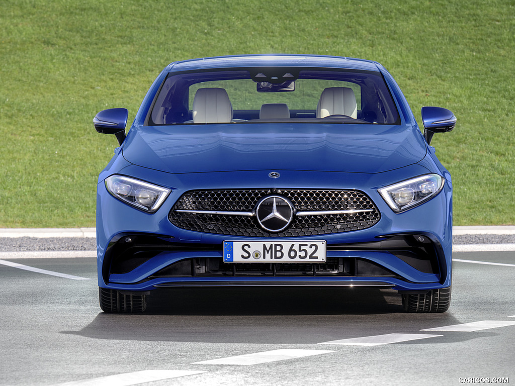 2022 Mercedes-Benz CLS AMG Line (Color: Spectral Blue Metallic) - Front