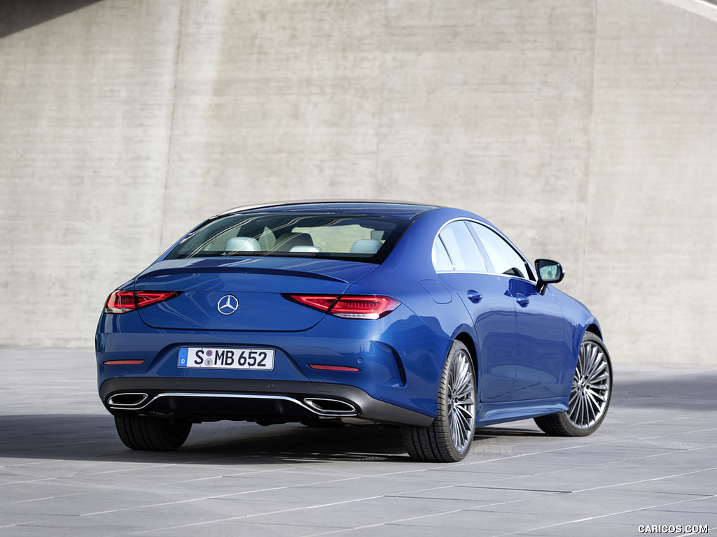 2022 Mercedes-Benz CLS AMG Line (Color: Spectral Blue Metallic) - Rear