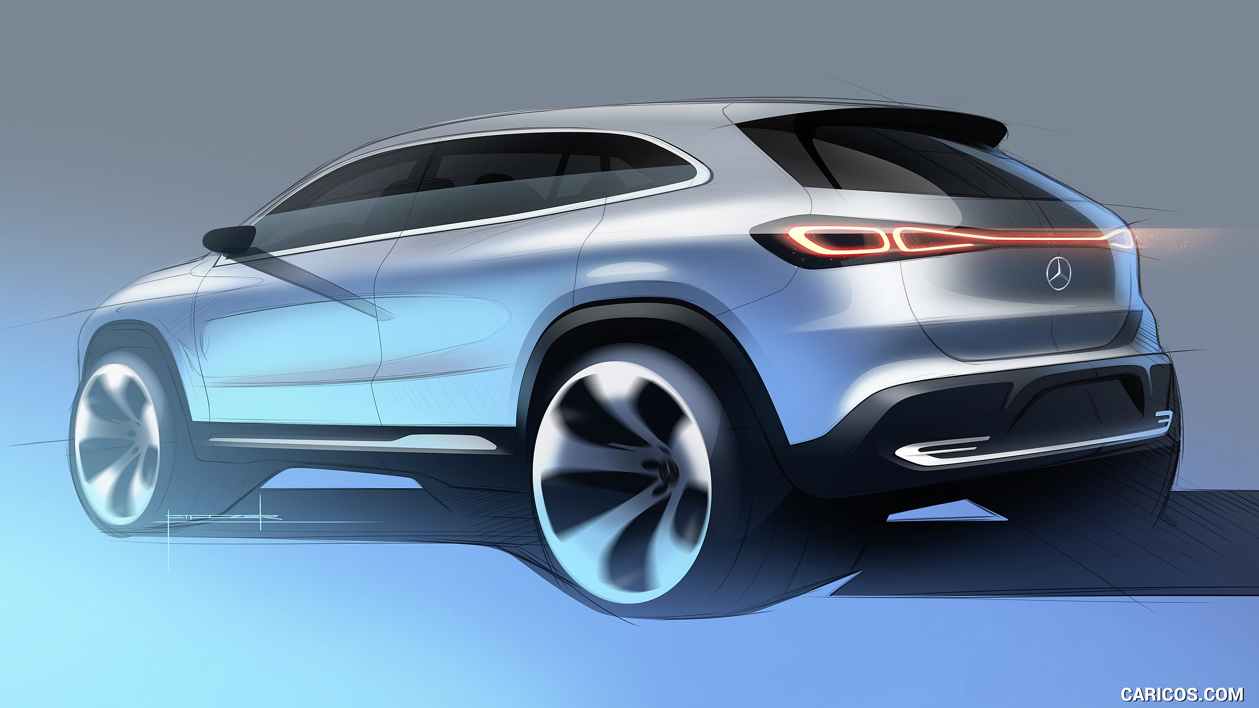 2022 Mercedes-Benz EQA - Design Sketch, #69 of 91