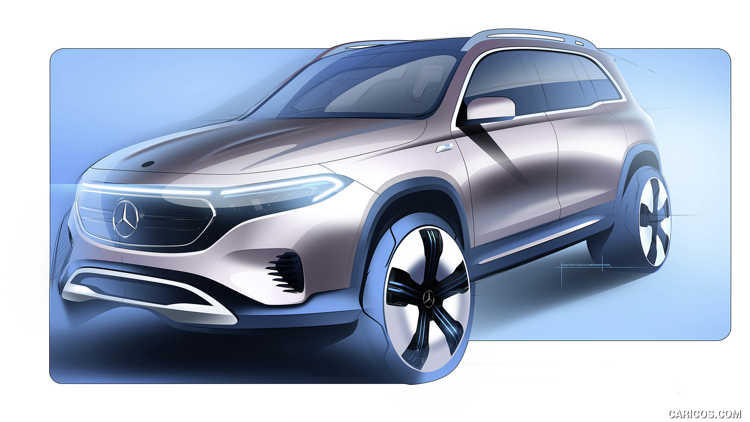 2022 Mercedes-Benz EQB - Design Sketch, #42 of 178