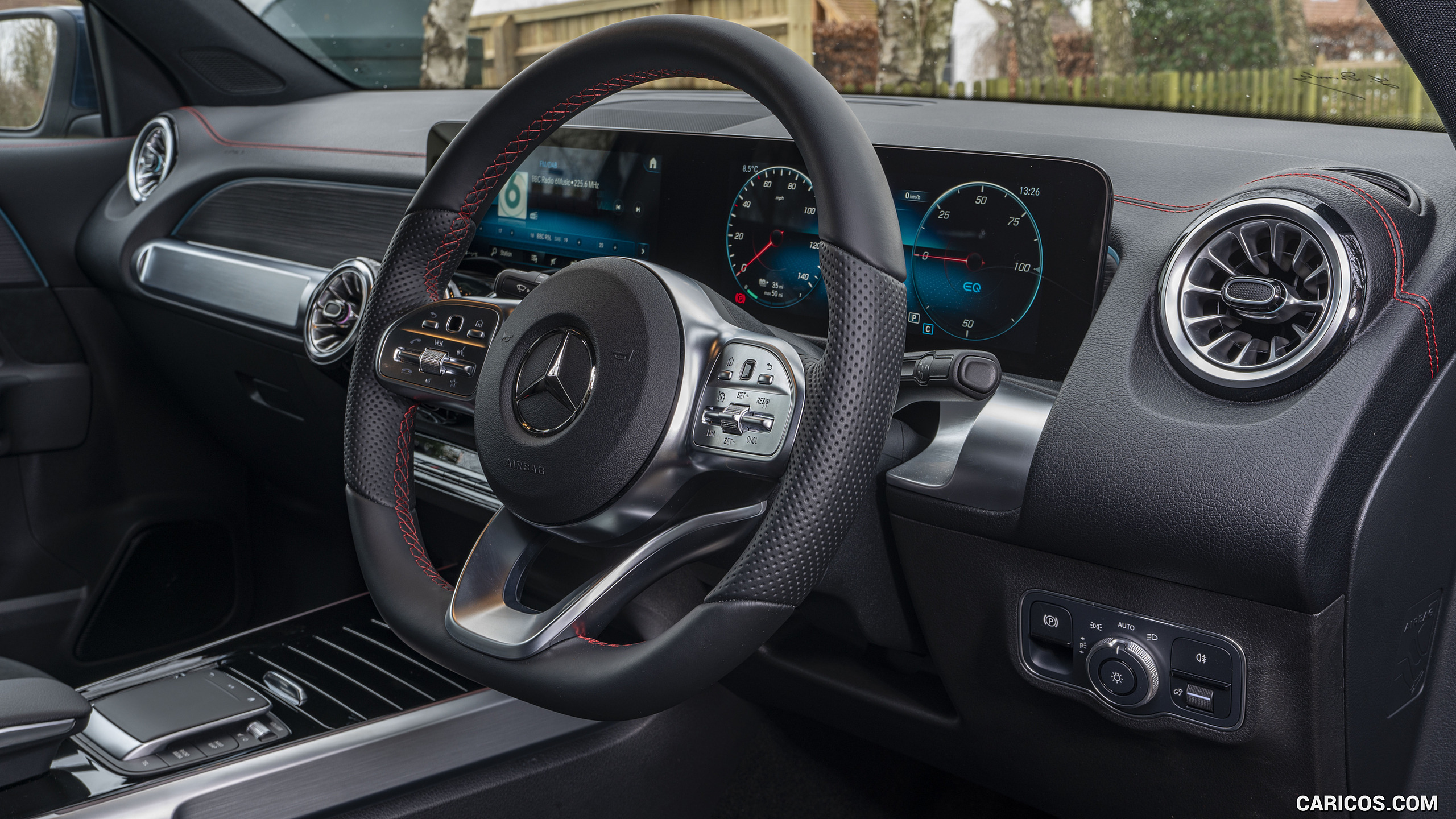 2022 Mercedes-Benz EQB 300 (UK-Spec) - Interior, Steering Wheel, #154 of 178
