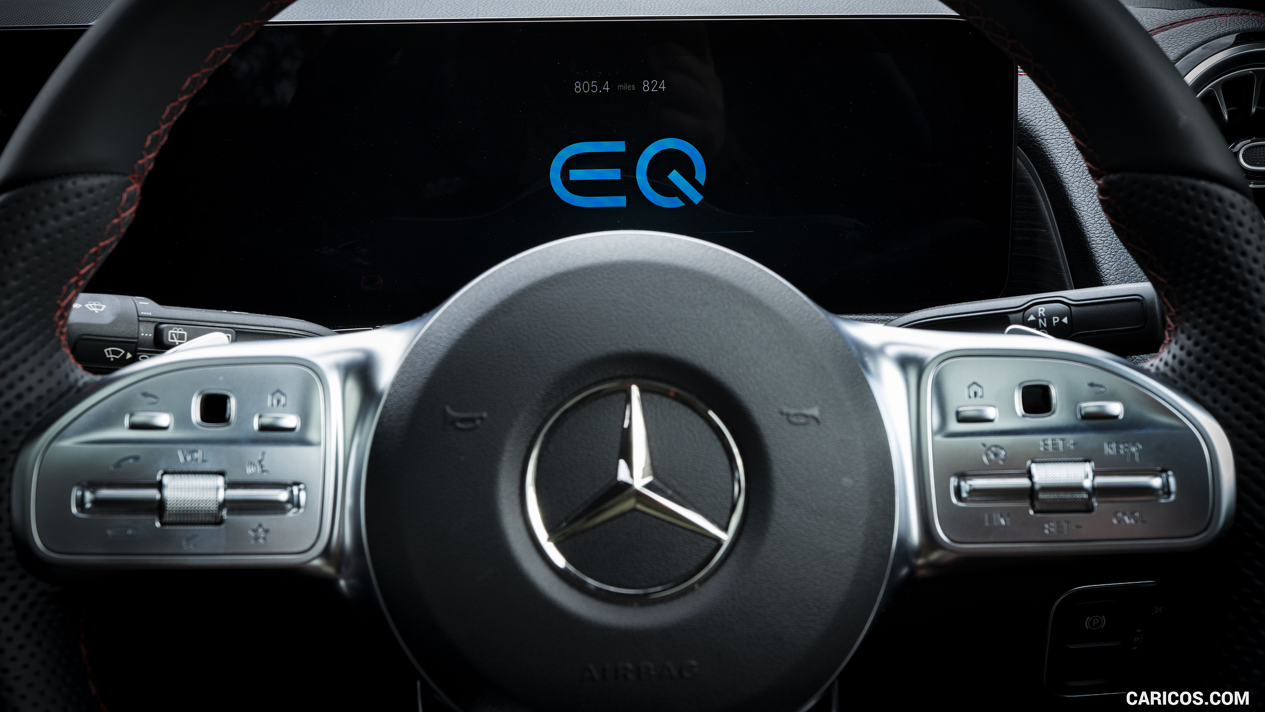 2022 Mercedes-Benz EQB 300 (UK-Spec) - Interior, Steering Wheel, #157 of 178
