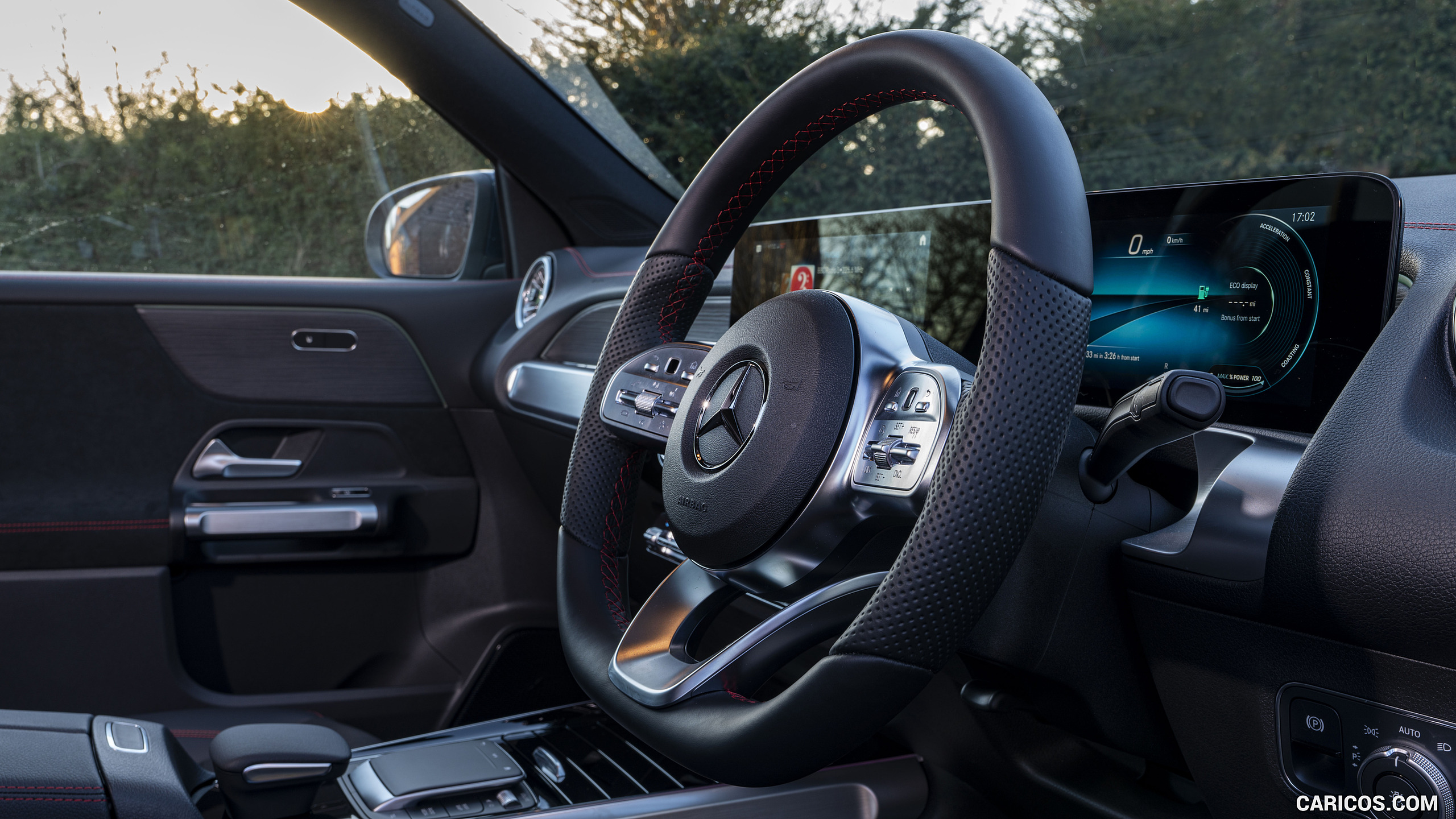 2022 Mercedes-Benz EQB 300 (UK-Spec) - Interior, Steering Wheel, #159 of 178