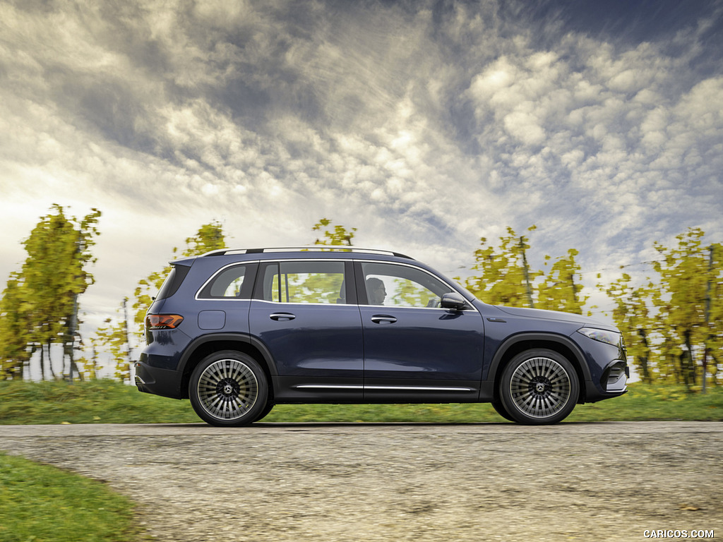 2022 Mercedes-Benz EQB 300 4MATIC (Color: Denim Blue) - Side