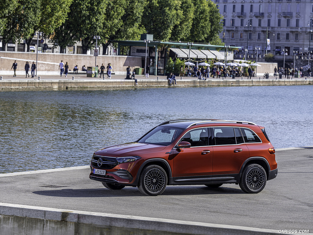 2022 Mercedes-Benz EQB 350 4MATIC (Color: Patagonia Red) - Side