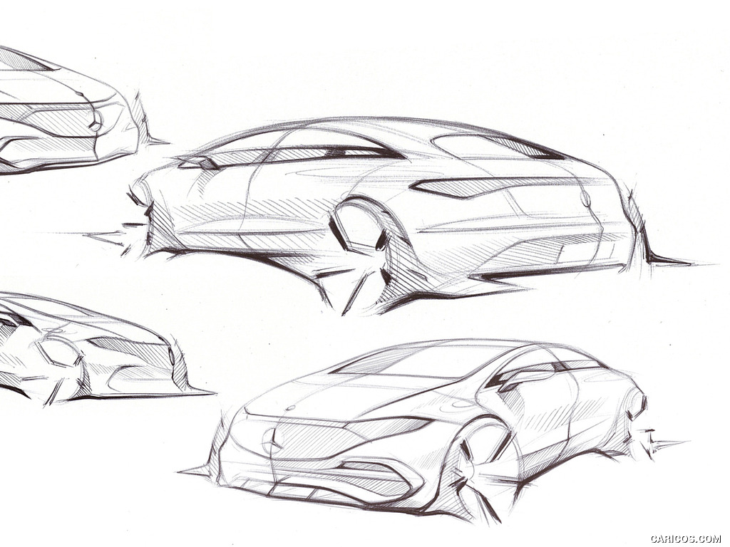 2022 Mercedes-Benz EQS - Design Sketch