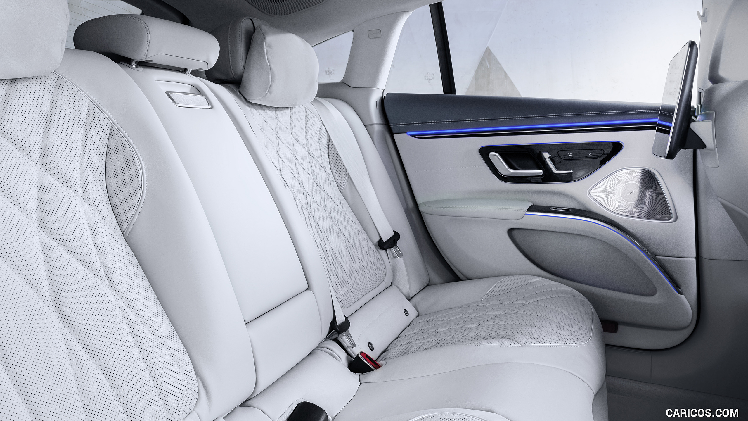 2022 Mercedes-Benz EQS - Interior, Rear Seats, #61 of 206