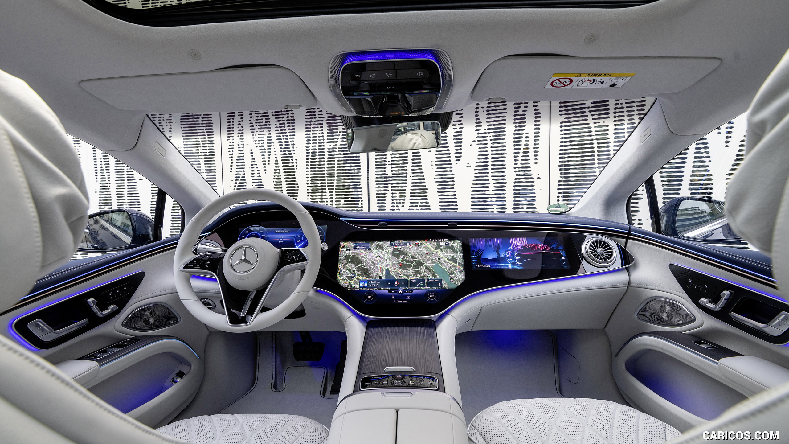 2022 Mercedes-Benz EQS 450+ - Interior, Cockpit, #169 of 206