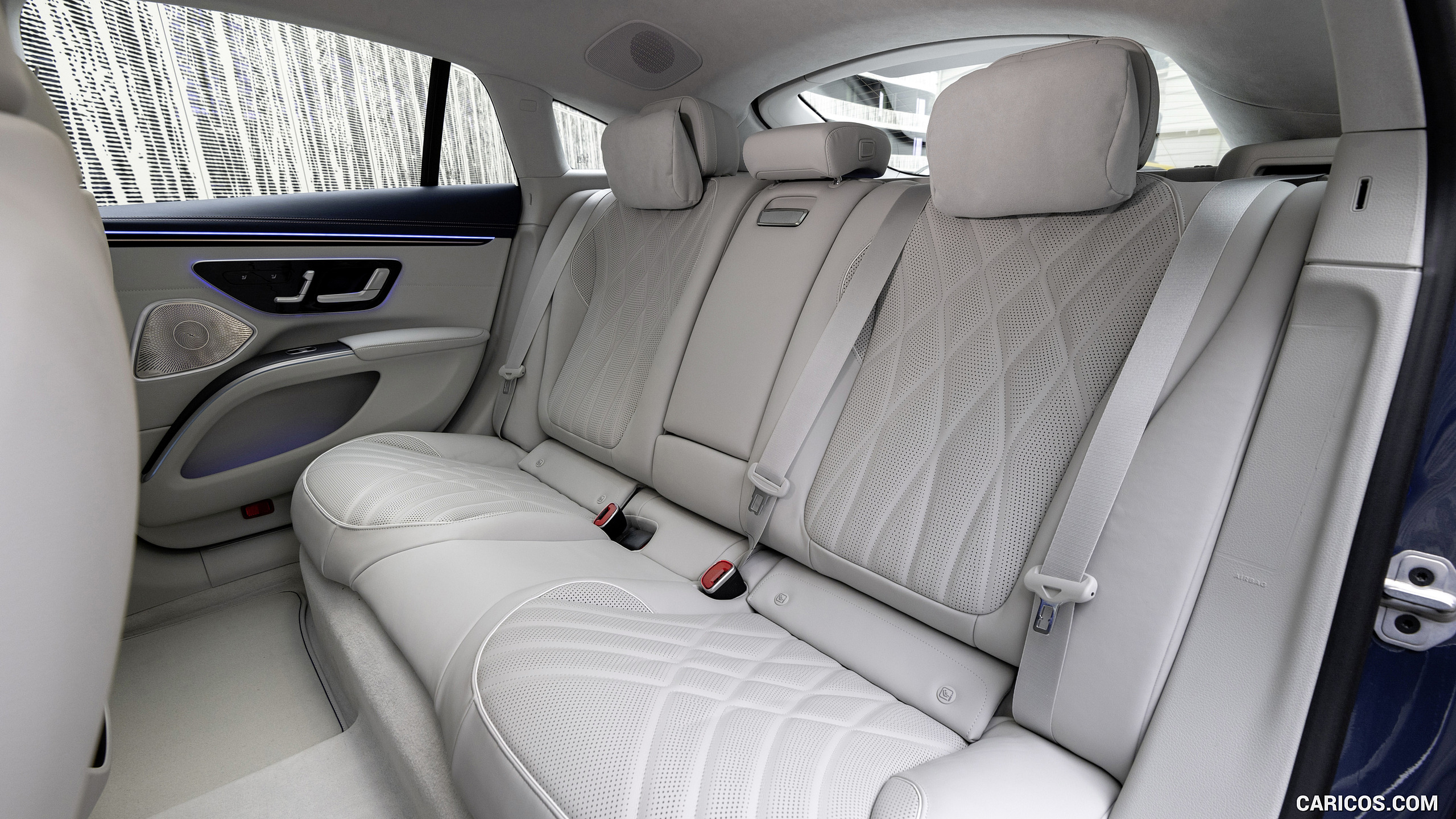 2022 Mercedes-Benz EQS 450+ - Interior, Rear Seats, #171 of 206