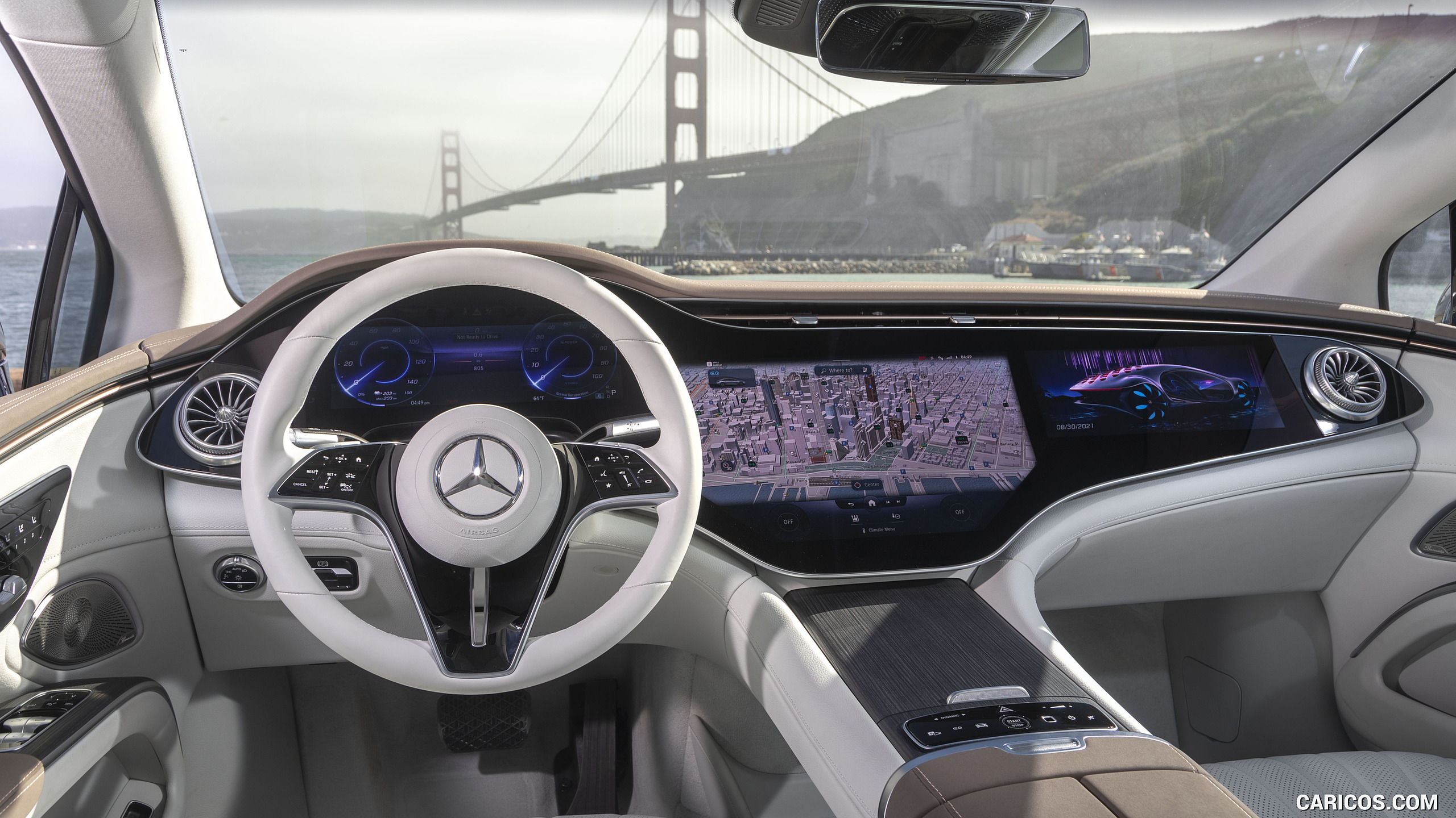 2022 Mercedes-Benz EQS 450+ 4MATIC (US-Spec) - Interior, Cockpit, #105 of 172