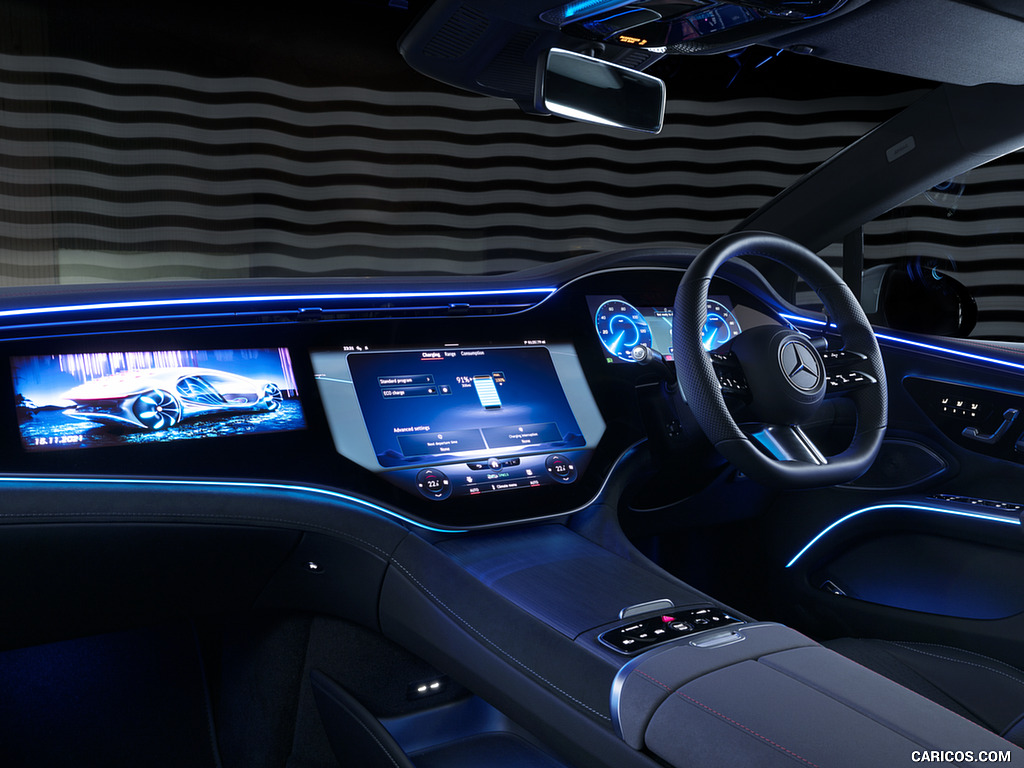 2022 Mercedes-Benz EQS 450+ AMG Line (UK-Spec) - Interior