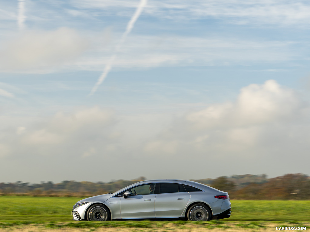 2022 Mercedes-Benz EQS 450+ AMG Line (UK-Spec) - Side