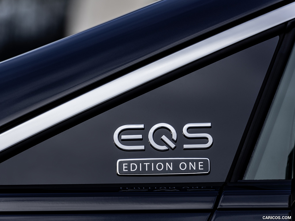 2022 Mercedes-Benz EQS 580 4MATIC AMG-Line Edition 1 (Color: High-Tech Silver / Obsidian Black) - Badge