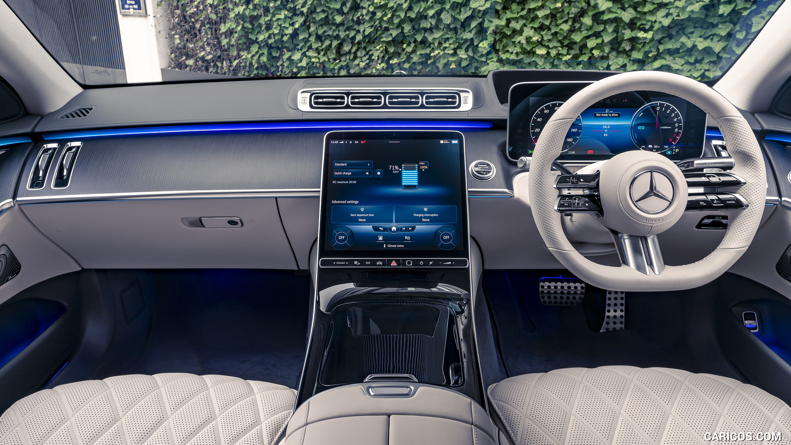2022 Mercedes-Benz S 580 e L Plug-In Hybrid (UK-Spec) - Interior, Cockpit, #45 of 63