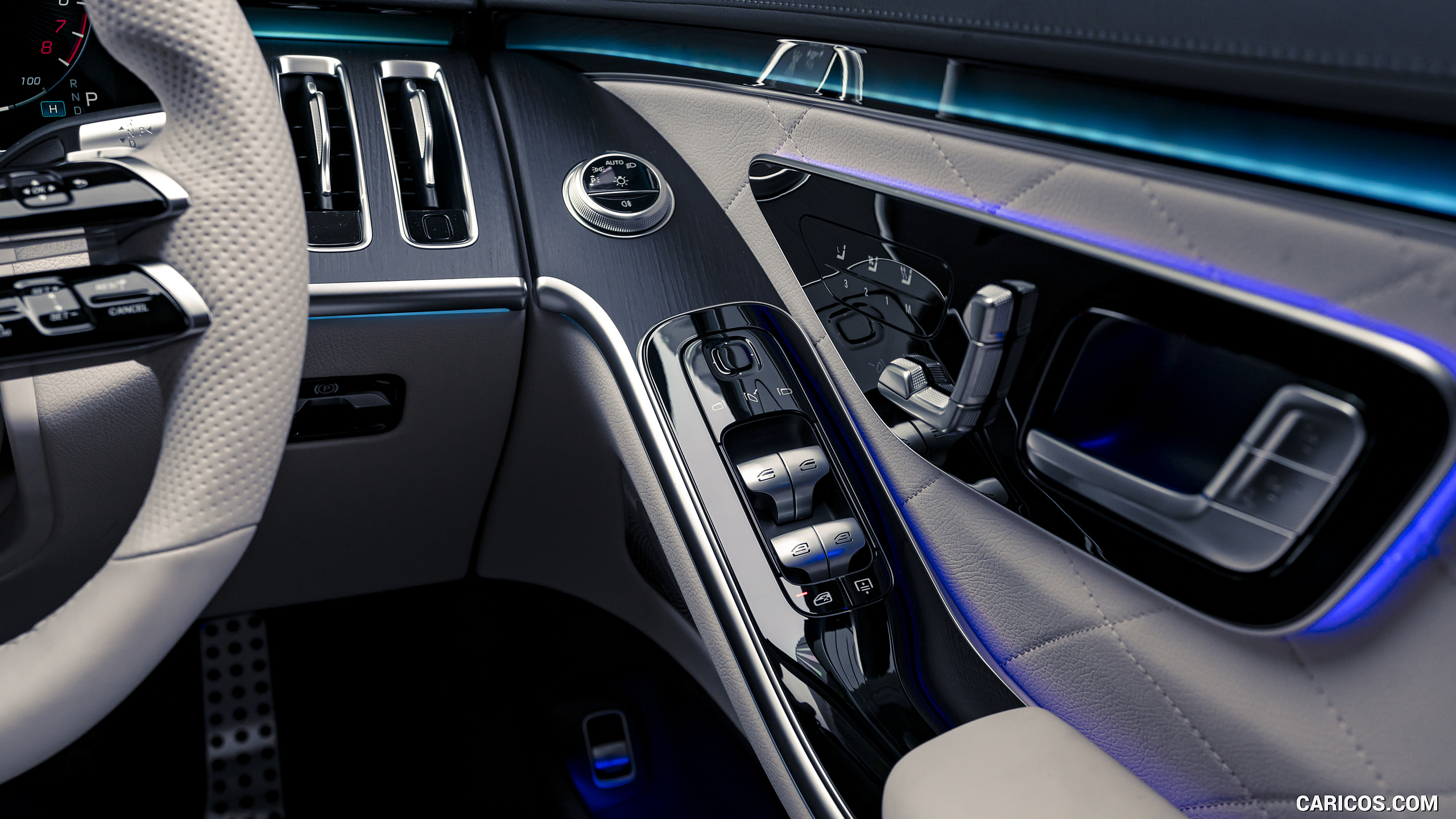 2022 Mercedes-Benz S 580 e L Plug-In Hybrid (UK-Spec) - Interior, Detail, #57 of 63