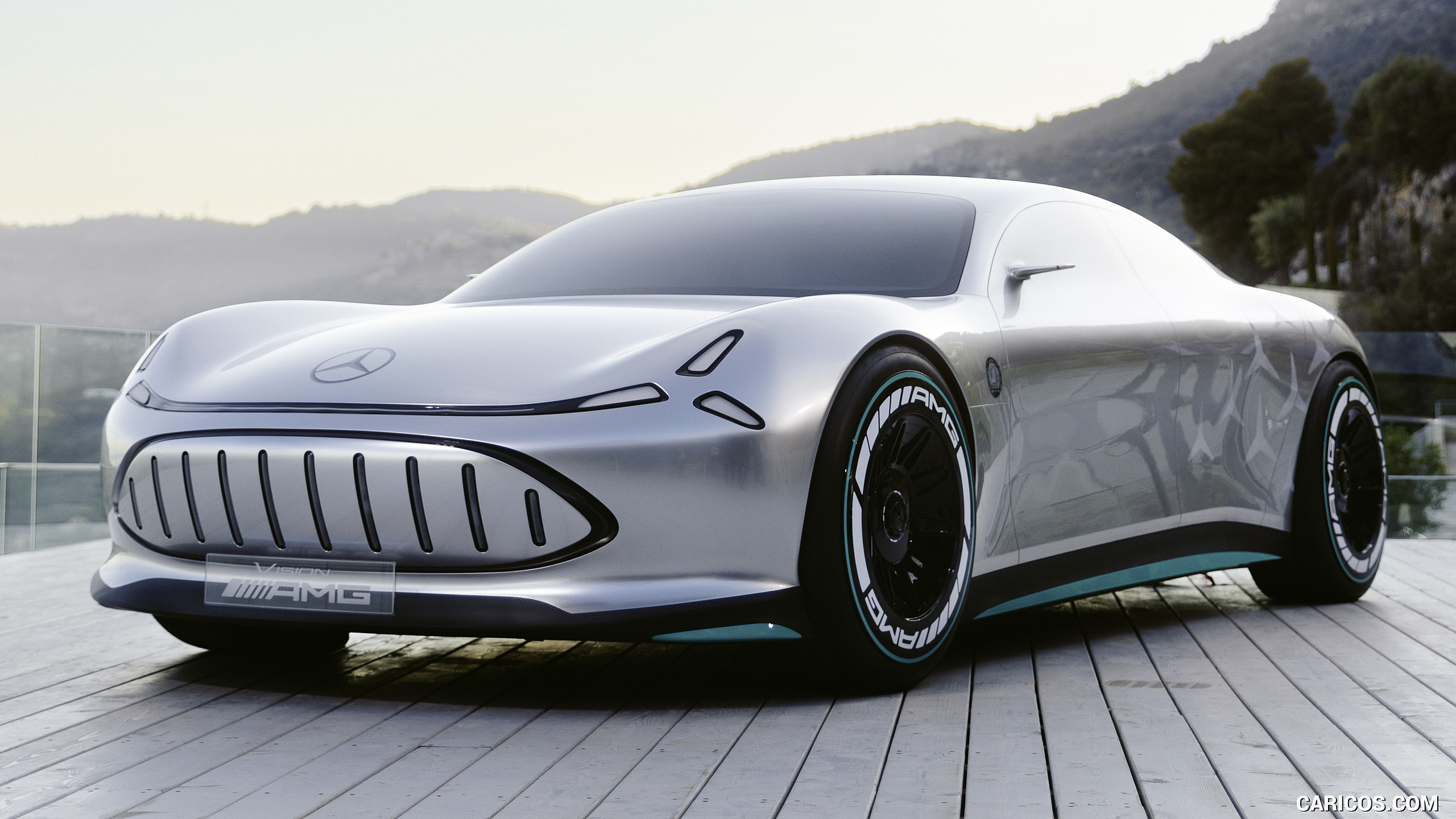 2022 Mercedes-Benz Vision AMG Concept - Front Three-Quarter, #2 of 43