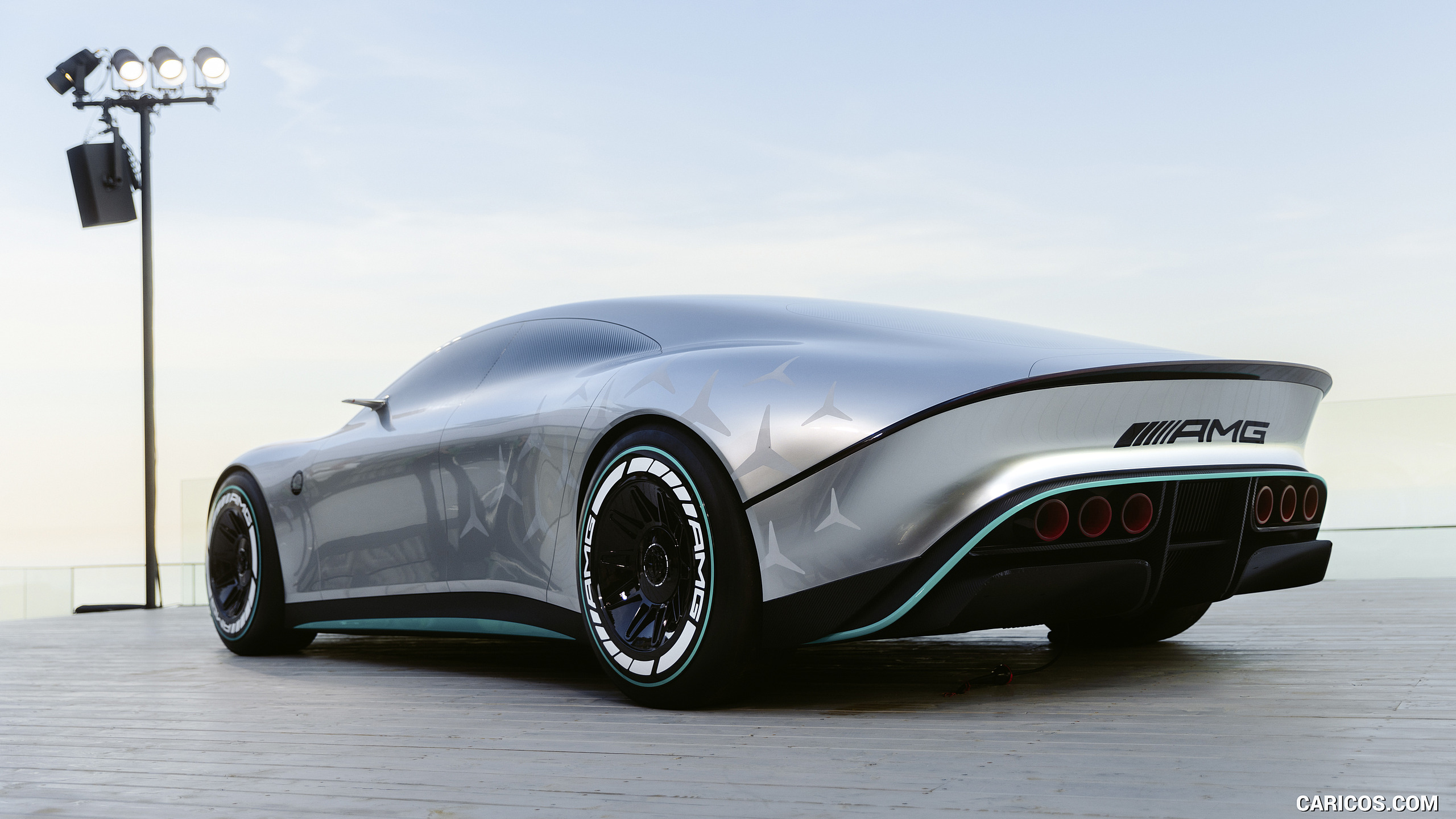 2022 Mercedes-Benz Vision AMG Concept - Rear Three-Quarter, #4 of 43