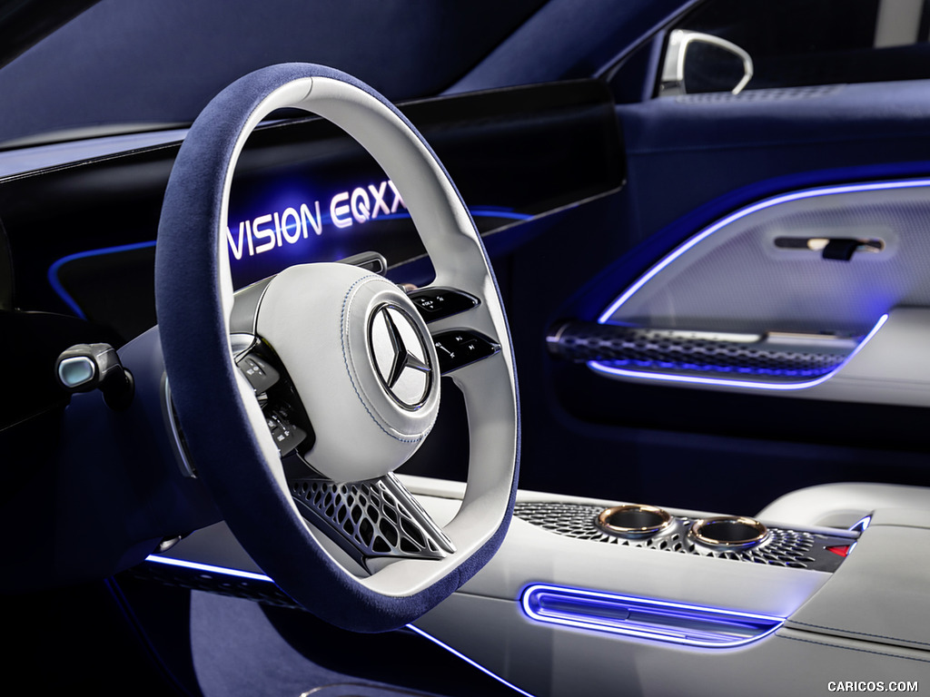 2022 Mercedes-Benz Vision EQXX - Interior, Steering Wheel