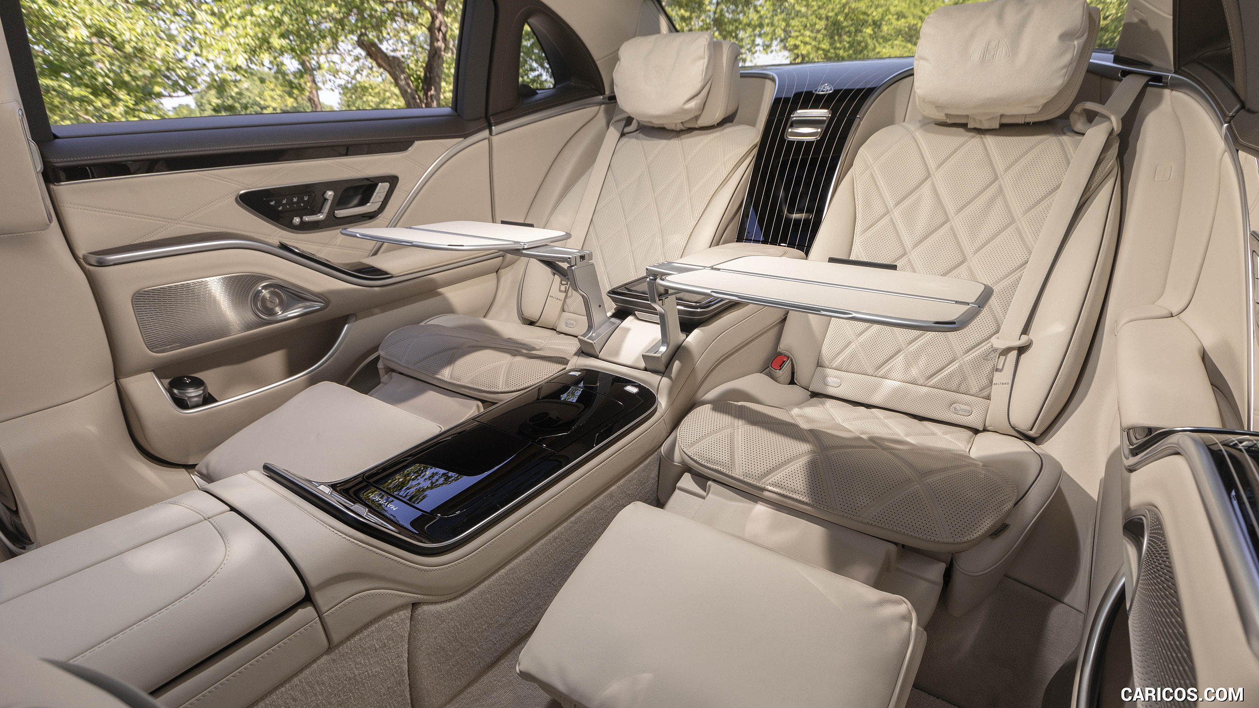 2022 Mercedes-Maybach S 680 4MATIC (US-Spec) - Interior, Rear Seats, #80 of 173