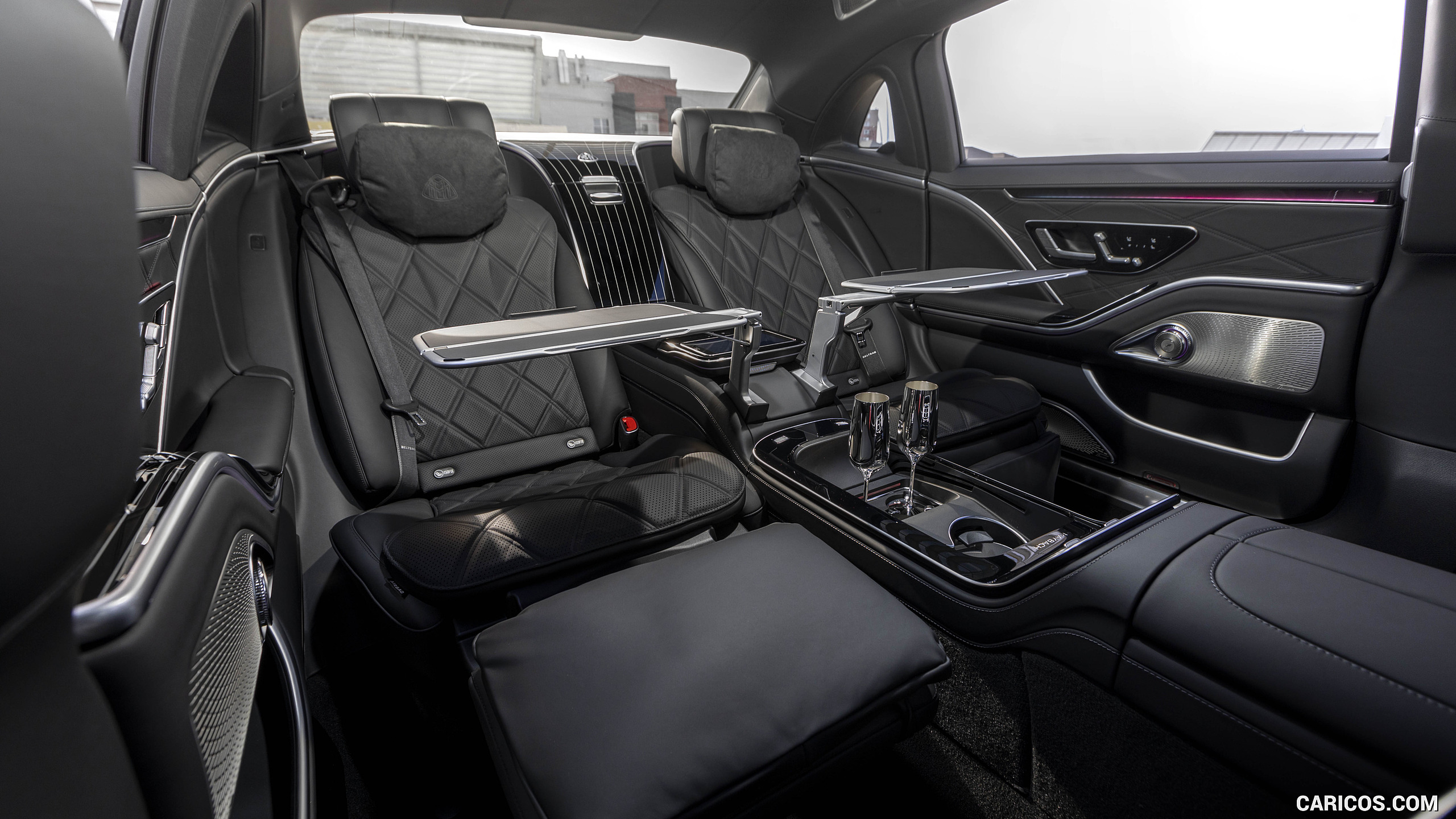 2022 Mercedes-Maybach S 680 4MATIC (US-Spec) - Interior, Rear Seats, #164 of 173