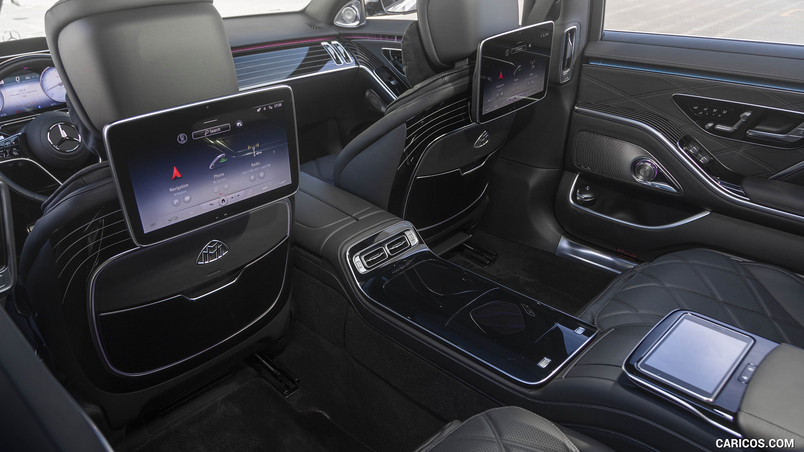 2022 Mercedes-Maybach S 680 4MATIC (US-Spec) - Interior, Rear Seats, #171 of 173