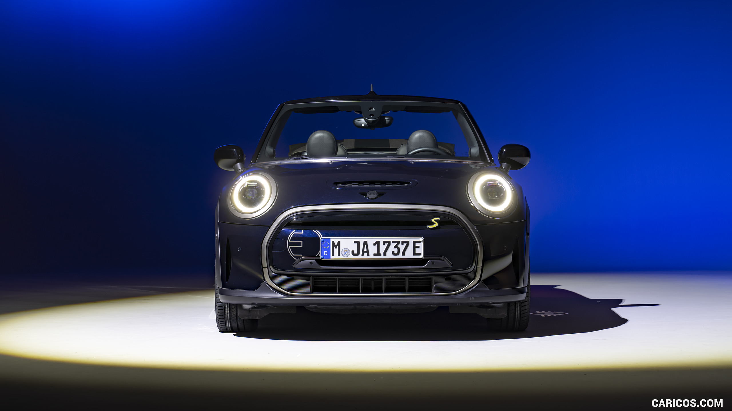 2023 MINI Cooper SE Convertible (Color: Enigmatic Black) - Front, #209 of 225