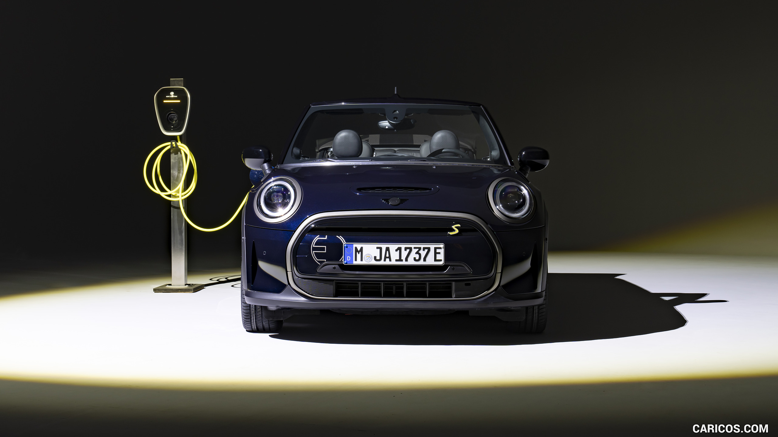 2023 MINI Cooper SE Convertible (Color: Enigmatic Black) - Front, #217 of 225