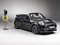 2023 MINI Cooper SE Convertible (Color: Enigmatic Black) - Front Three-Quarter