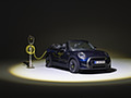 2023 MINI Cooper SE Convertible (Color: Enigmatic Black) - Front Three-Quarter