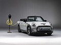 2023 MINI Cooper SE Convertible (Color: White Silver) - Front Three-Quarter