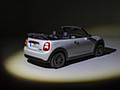 2023 MINI Cooper SE Convertible (Color: White Silver) - Rear Three-Quarter