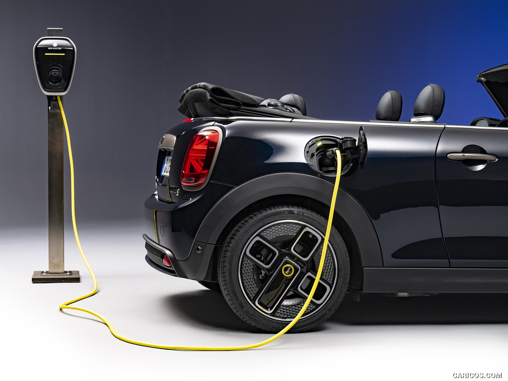 2023 MINI Cooper SE Convertible (Color: Enigmatic Black) - Charging Connector