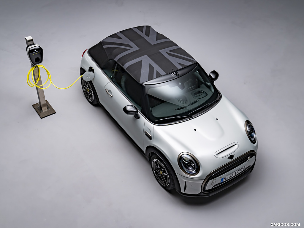 2023 MINI Cooper SE Convertible (Color: White Silver) - Top