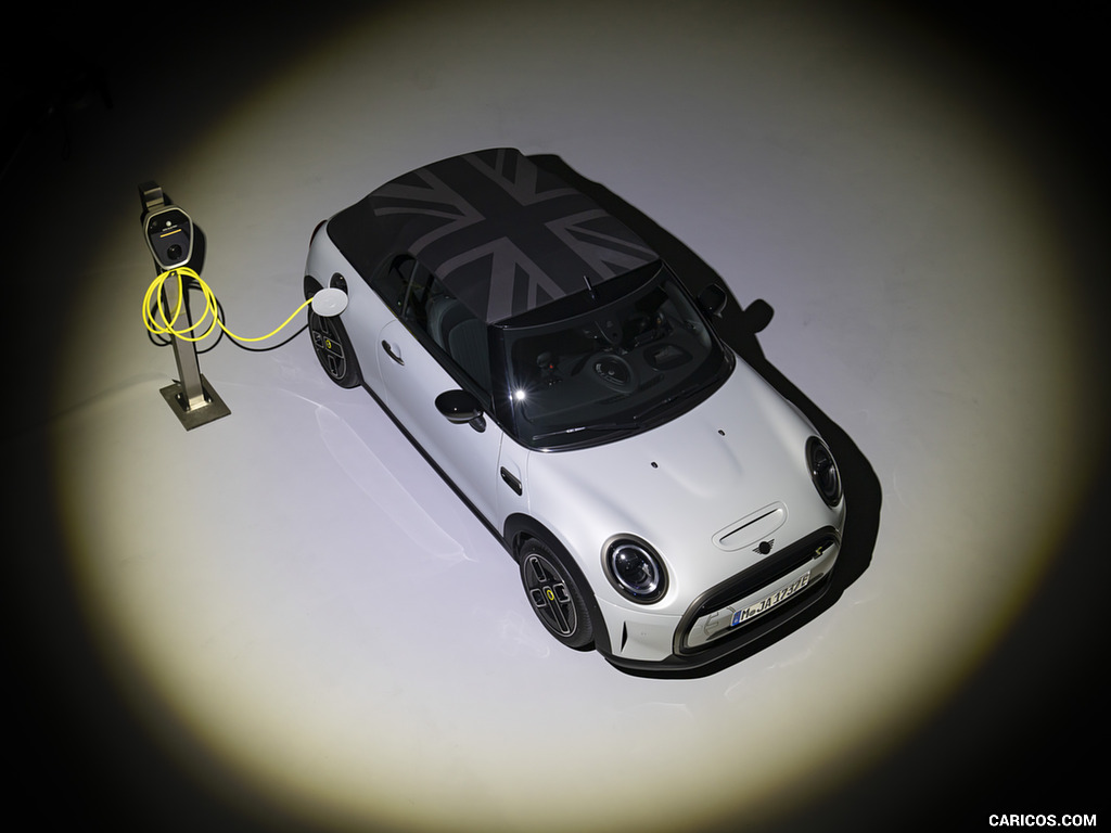 2023 MINI Cooper SE Convertible (Color: White Silver) - Top