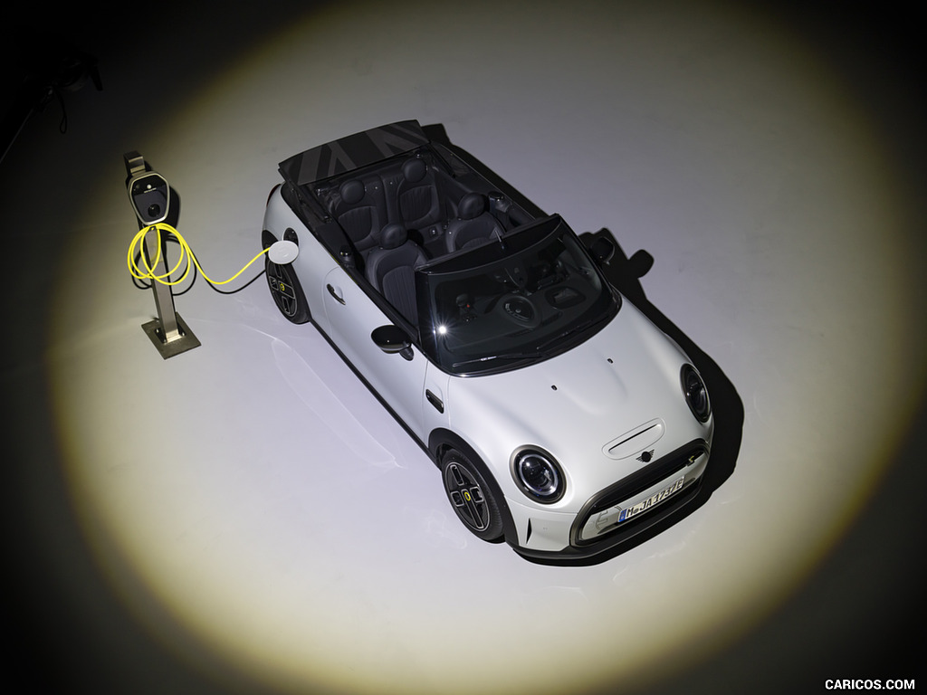 2023 MINI Cooper SE Convertible (Color: White Silver) - Top