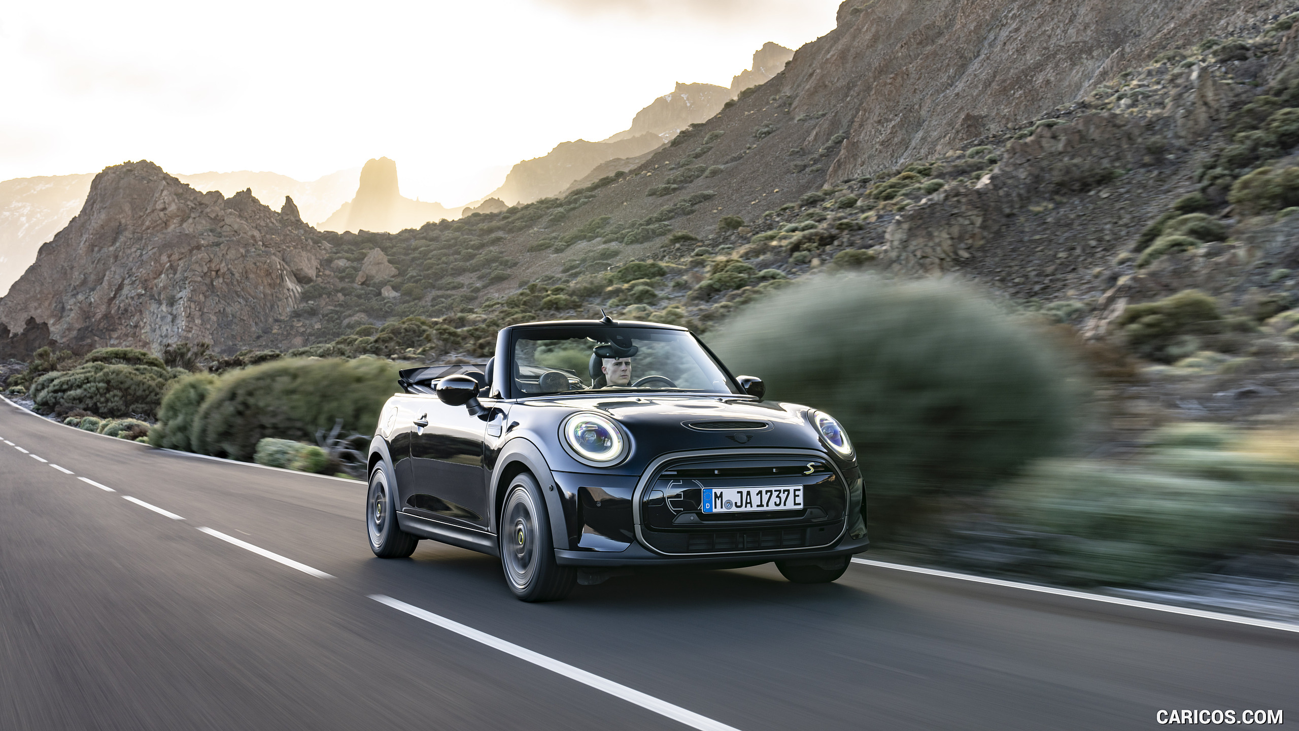 2023 MINI Cooper SE Convertible - Front Three-Quarter, #12 of 225