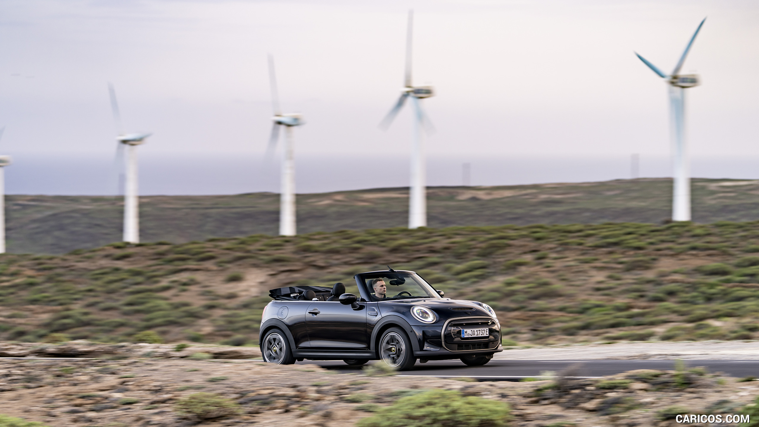 2023 MINI Cooper SE Convertible - Front Three-Quarter, #60 of 225