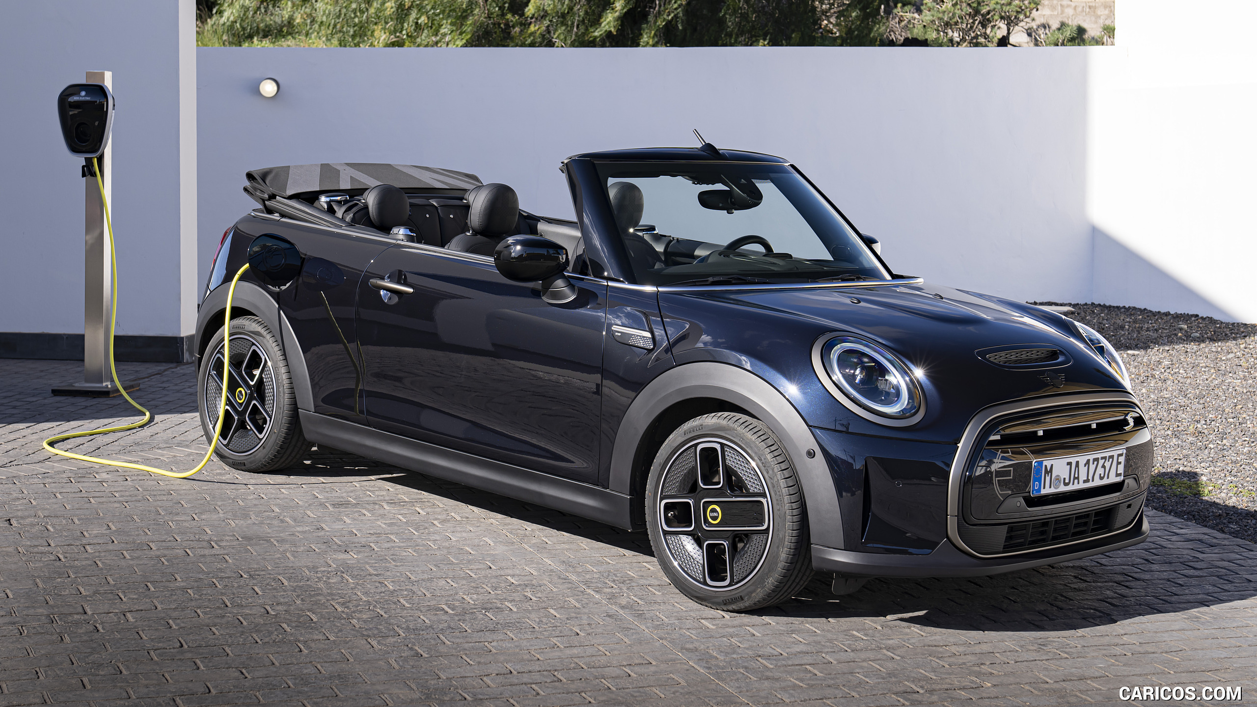 2023 MINI Cooper SE Convertible - Front Three-Quarter, #112 of 225