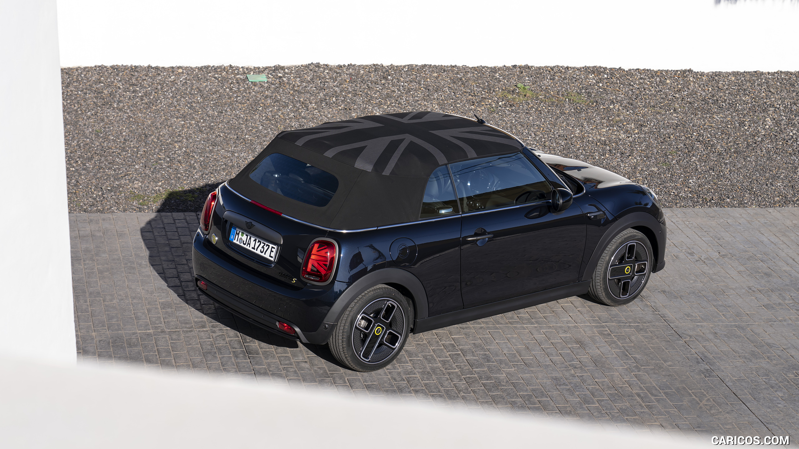 2023 MINI Cooper SE Convertible - Rear Three-Quarter, #119 of 225