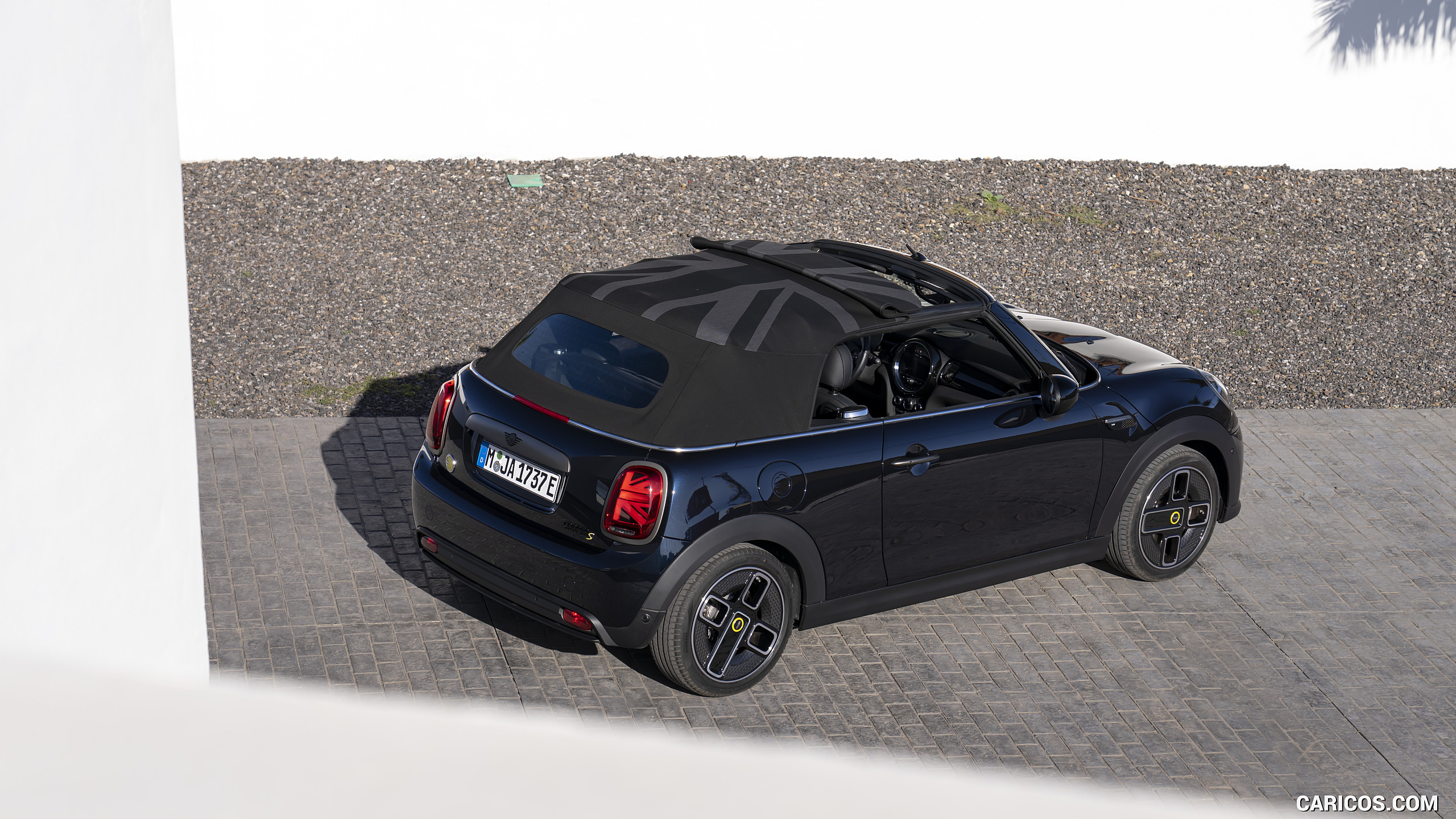 2023 MINI Cooper SE Convertible - Rear Three-Quarter, #120 of 225