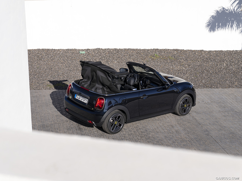 2023 MINI Cooper SE Convertible - Rear Three-Quarter