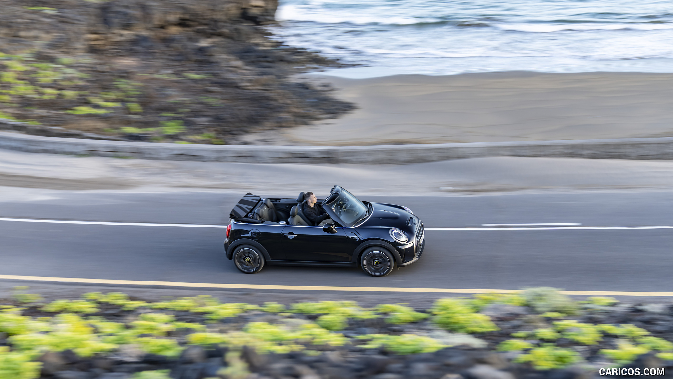 2023 MINI Cooper SE Convertible - Side, #65 of 225