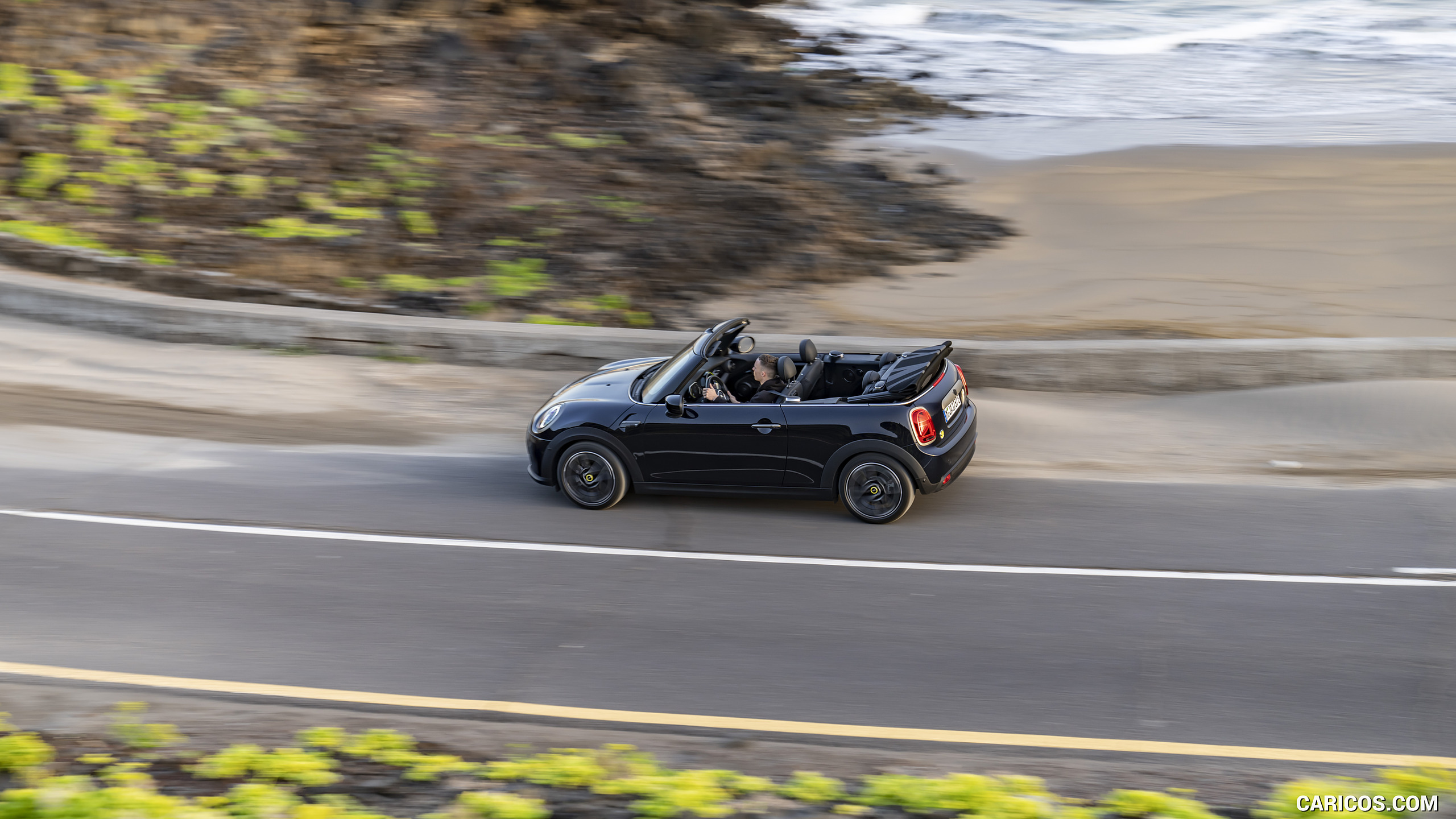 2023 MINI Cooper SE Convertible - Side, #66 of 225