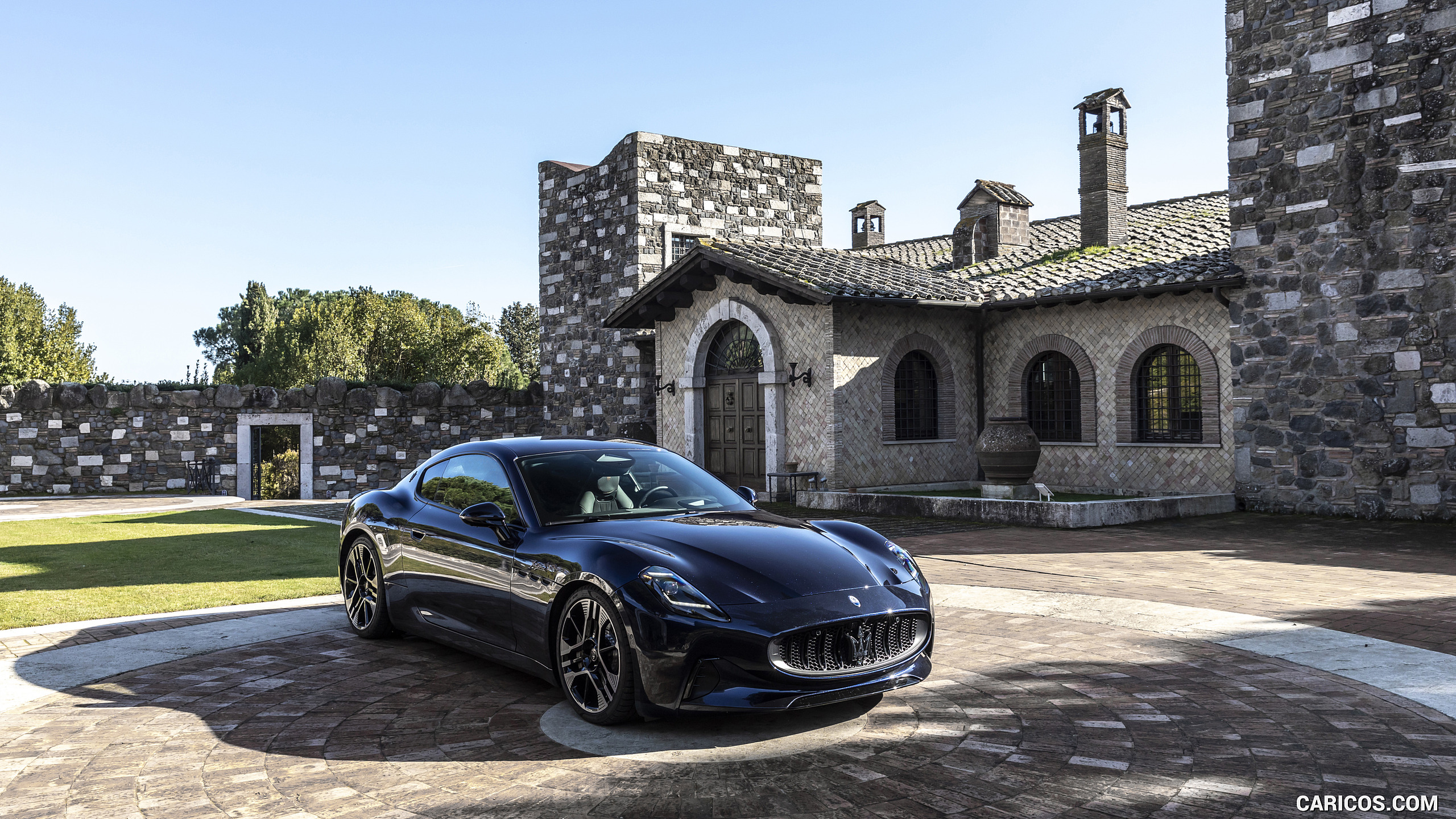 2023 Maserati GranTurismo Folgore (Color: Blu Nobile) - Front Three-Quarter, #137 of 155